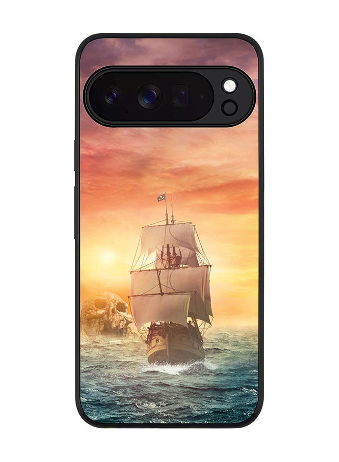 For Google Pixel 10 Pro XL Case,Slim fit Camera Protection, Shockproof Thin Phone cover  - Skull Island